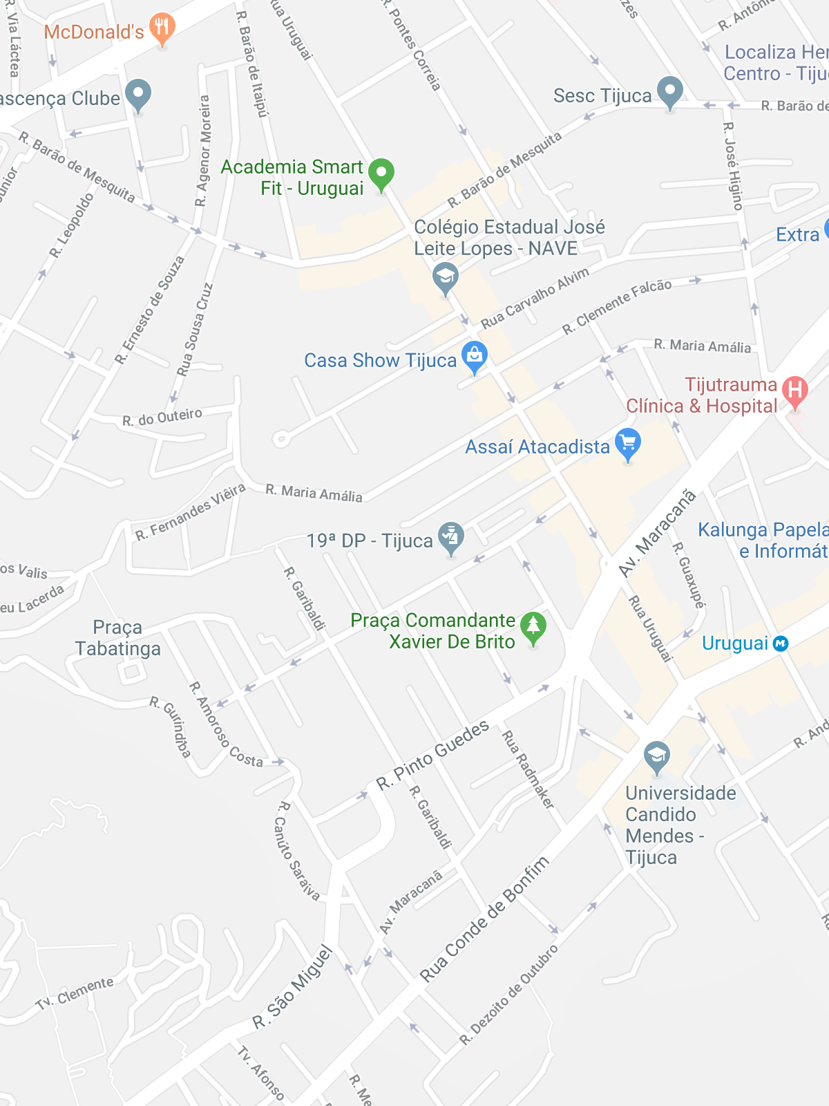 Mapa da localização